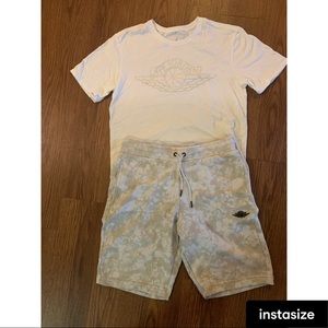 Men’s Nike Air Jordan Shorts + Tee NWOT (M)